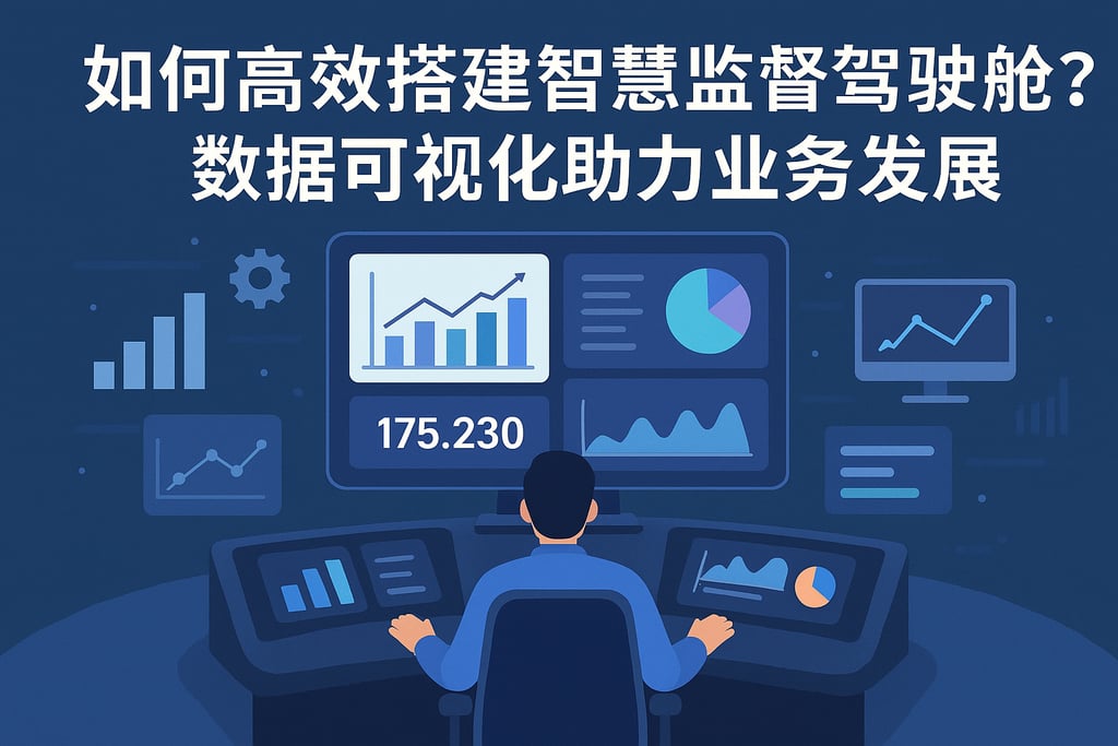 如何高效搭建智慧监督驾驶舱？数据可视化助力业务发展