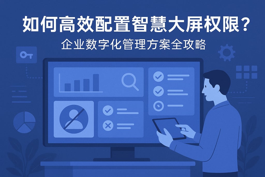 如何高效配置智慧大屏权限？企业数字化管理方案全攻略