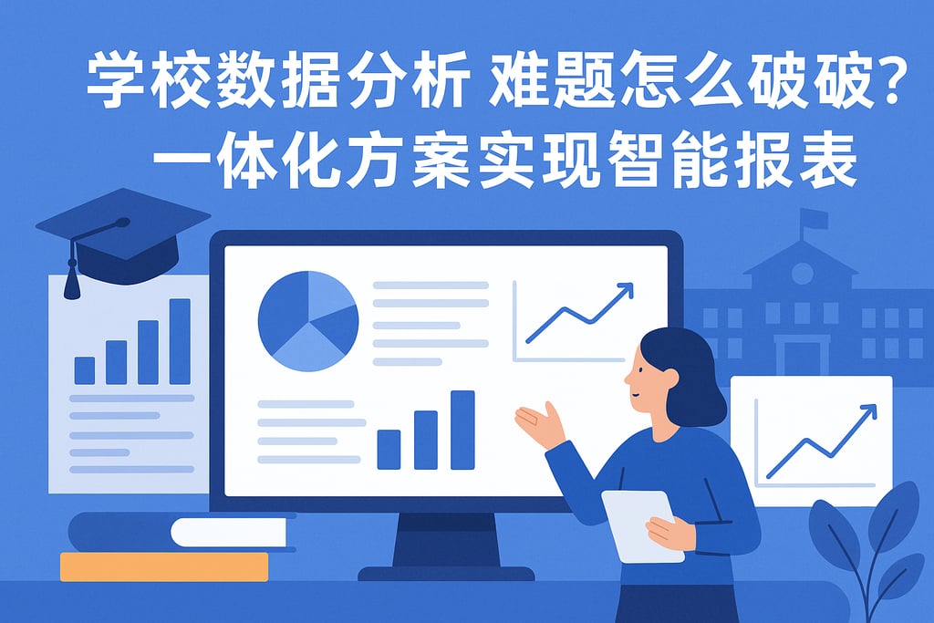学校数据分析难题怎么破解？一体化方案实现智能报表