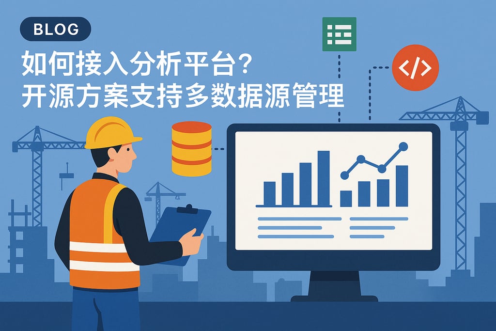 工地数据集如何接入分析平台？开源方案支持多数据源管理