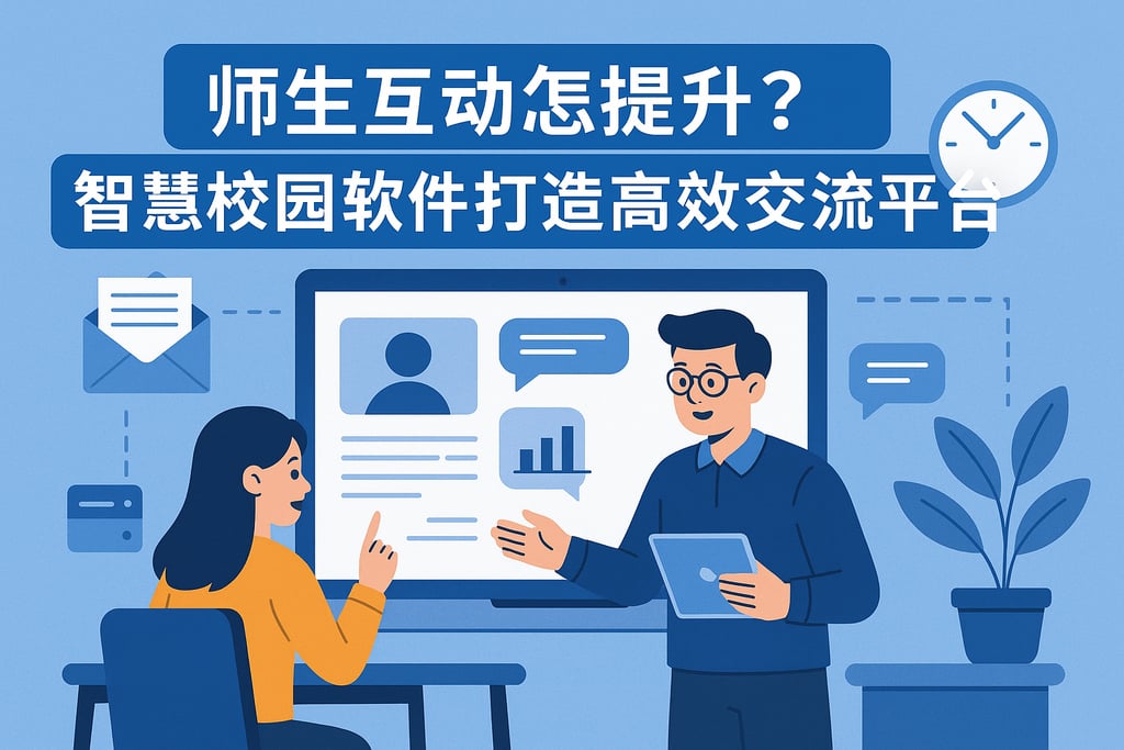 师生互动怎提升？智慧校园软件打造高效交流平台