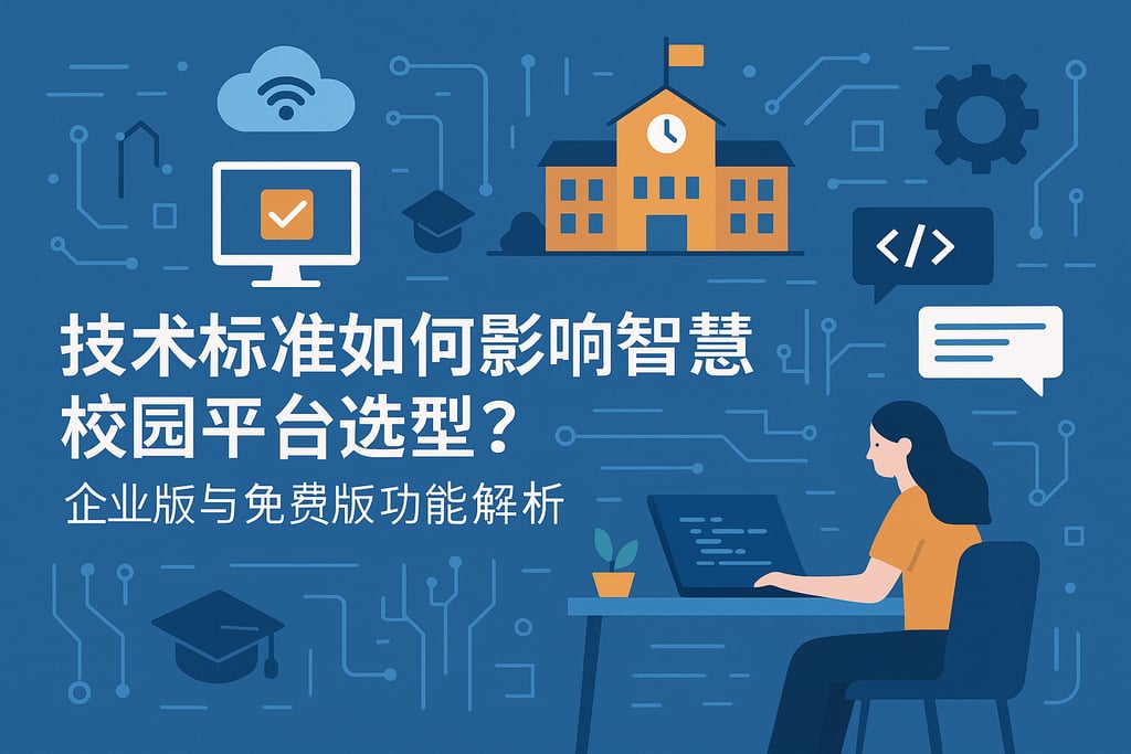 技术标准如何影响智慧校园平台选型？企业版与免费版功能解析