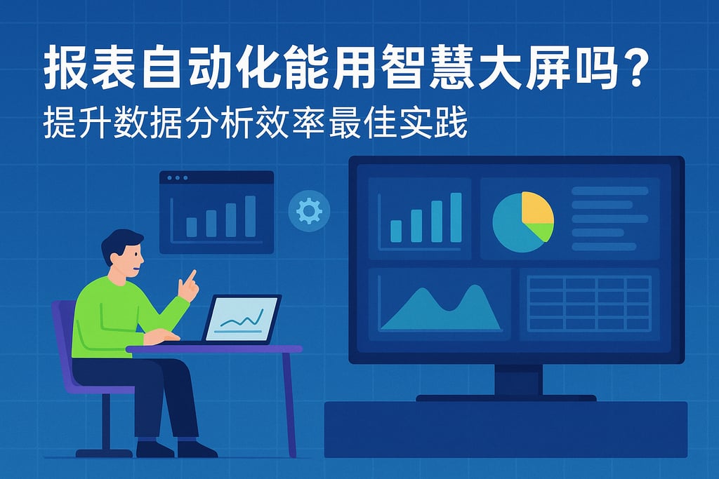 报表自动化能用智慧大屏吗？提升数据分析效率最佳实践