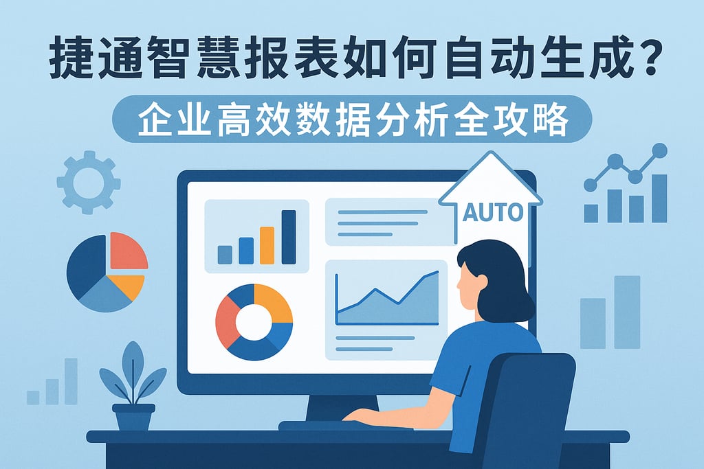 捷通智慧报表如何自动生成？企业高效数据分析全攻略