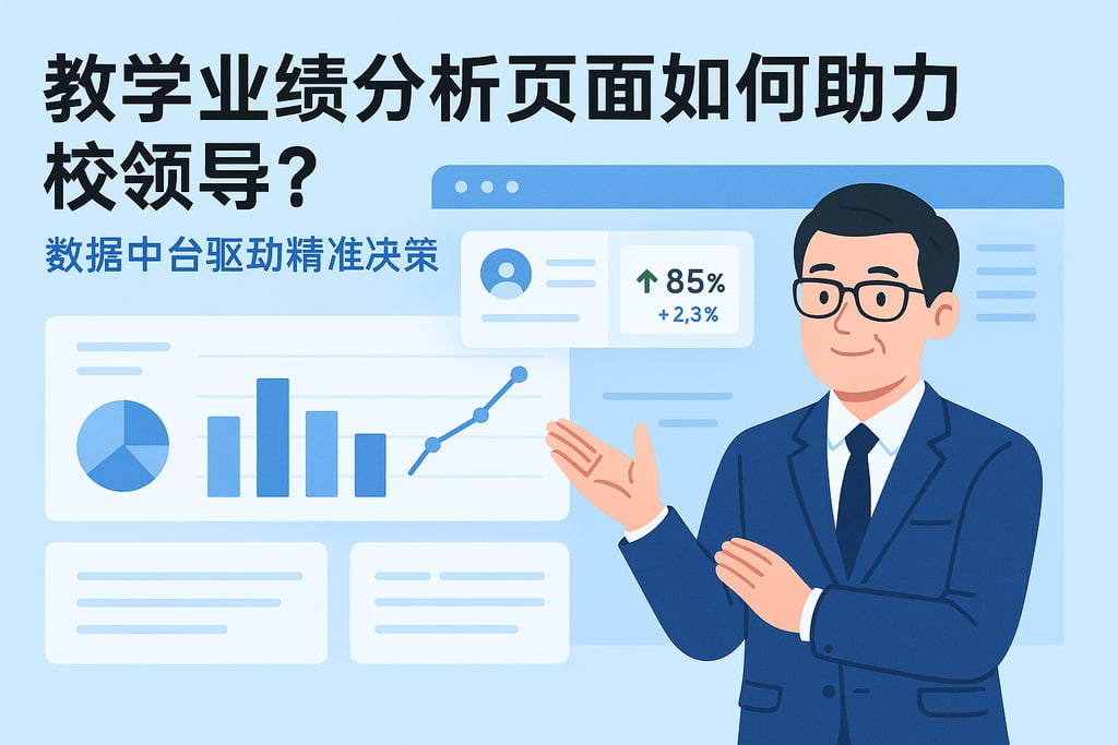教学业绩分析页面如何助力校领导？数据中台驱动精准决策