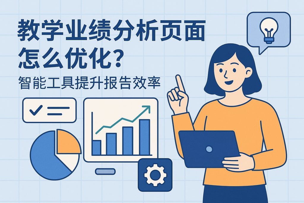 教学业绩分析页面怎么优化？智能工具提升报告效率