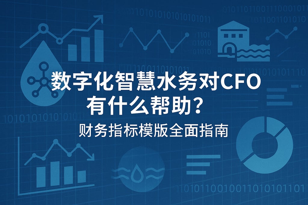 数字化智慧水务对CFO有什么帮助？财务指标模板全面指南
