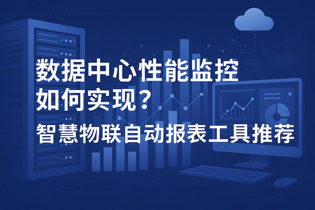 数据中心性能监控如何实现？智慧物联自动报表工具推荐