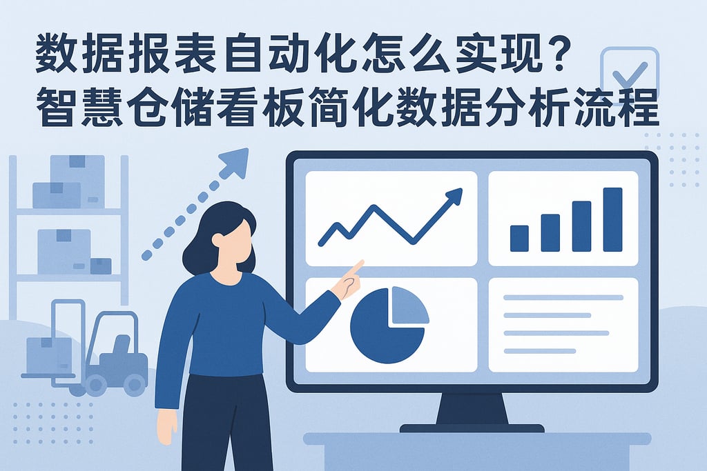 数据报表自动化怎么实现？智慧仓储看板简化数据分析流程