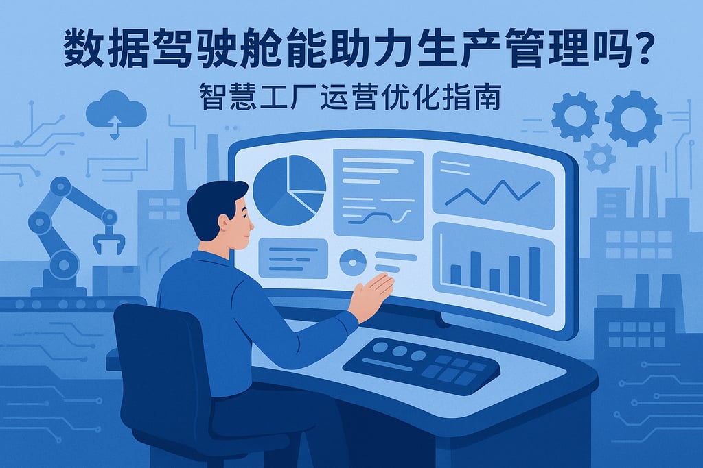 数据驾驶舱能助力生产管理吗？智慧工厂运营优化指南