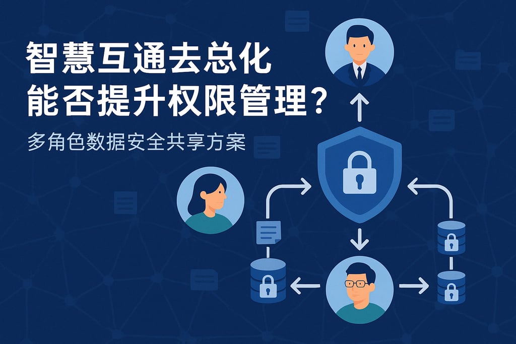 智慧互通去总化能否提升权限管理？多角色数据安全共享方案