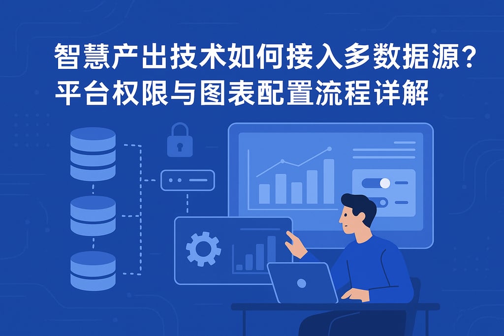 智慧产出技术如何接入多数据源？平台权限与图表配置流程详解