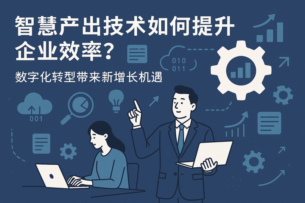 智慧产出技术如何提升企业效率？数字化转型带来新增长机遇