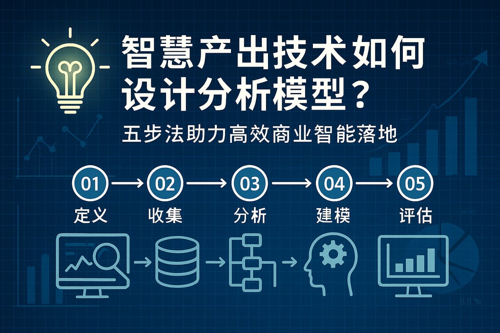 智慧产出技术如何设计分析模型？五步法助力高效商业智能落地