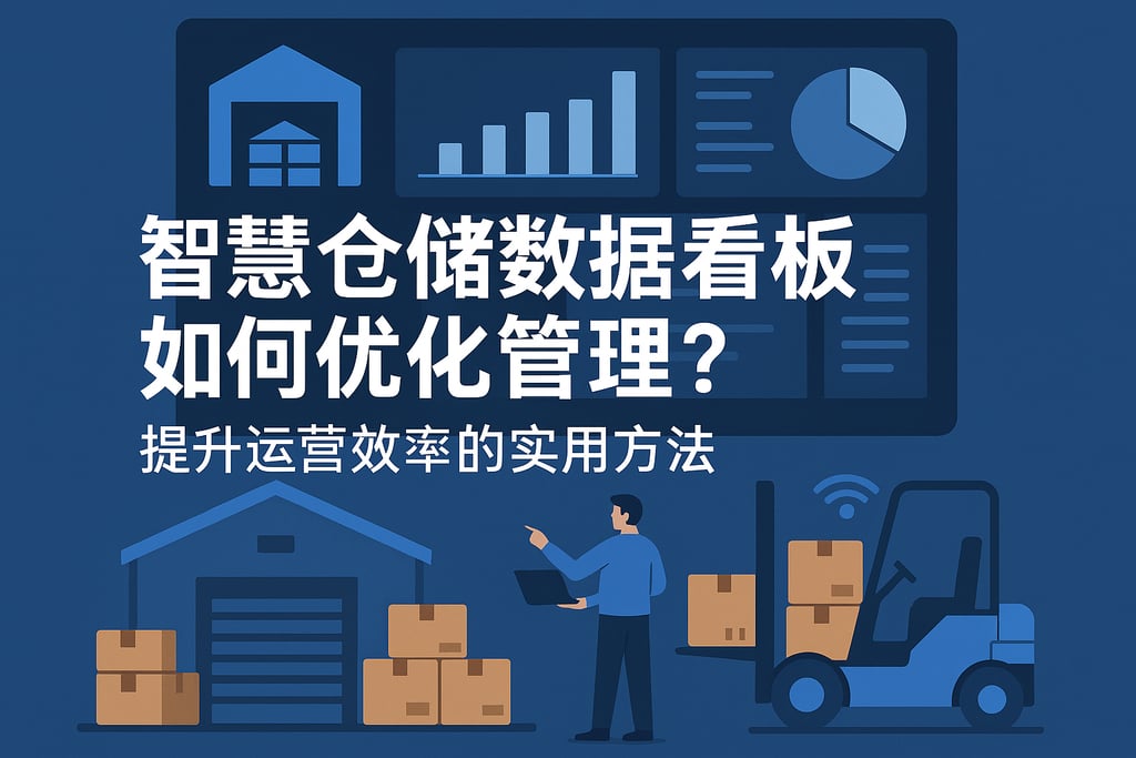 智慧仓储数据看板如何优化管理？提升运营效率的实用方法