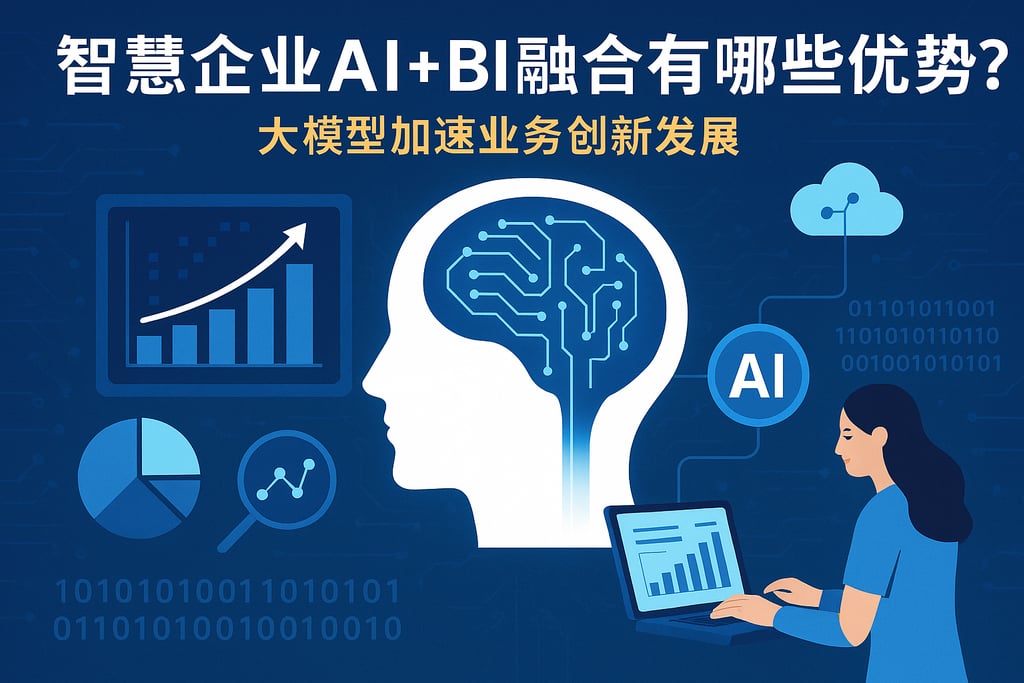智慧企业AI+BI融合有哪些优势？大模型加速业务创新发展