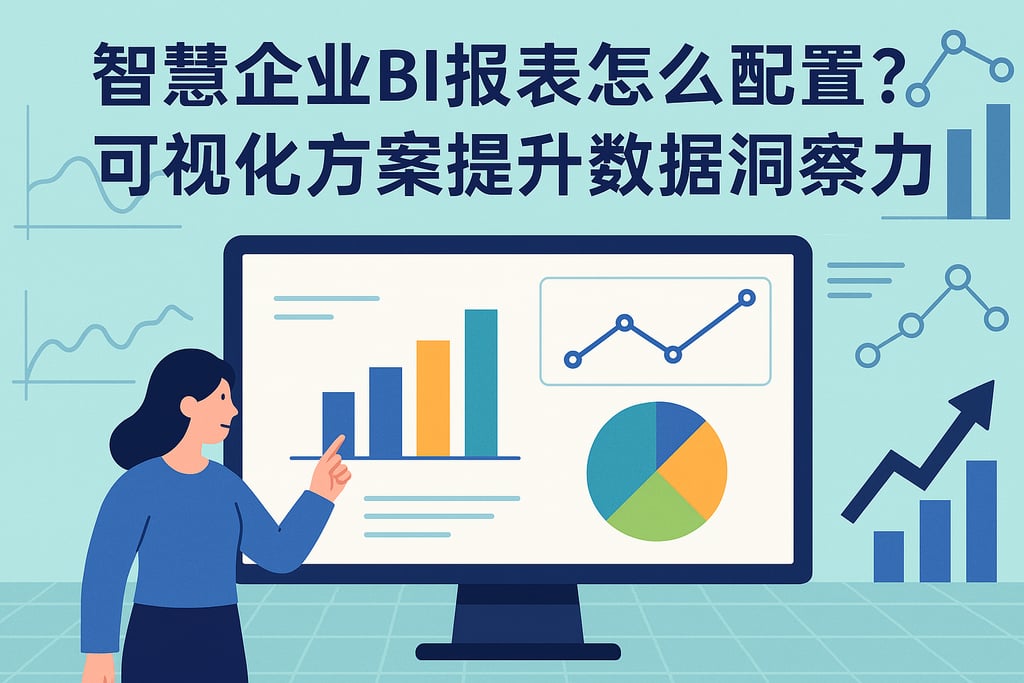 智慧企业BI报表怎么配置？可视化方案提升数据洞察力