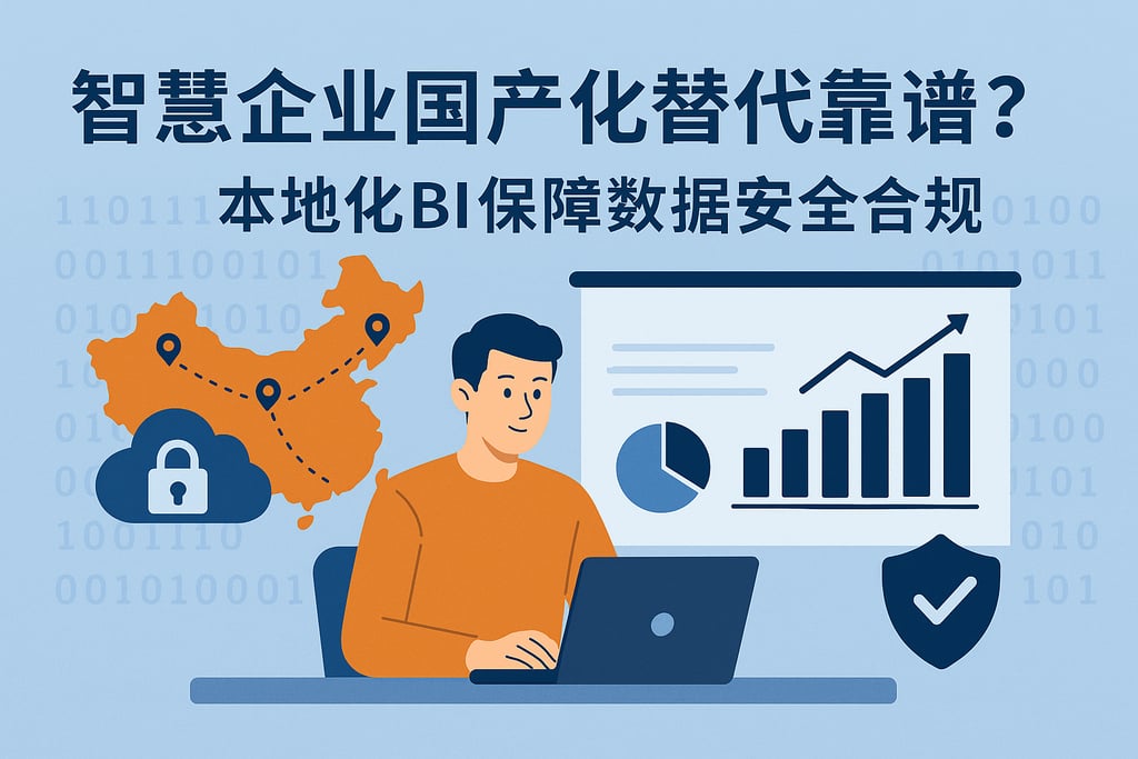 智慧企业国产化替代靠谱吗？本地化BI保障数据安全合规
