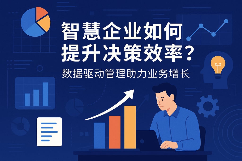 智慧企业如何提升决策效率？数据驱动管理助力业务增长