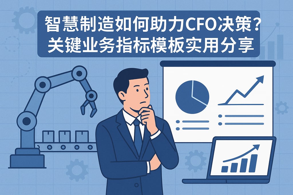 智慧制造如何助力CFO决策？关键业务指标模板实用分享