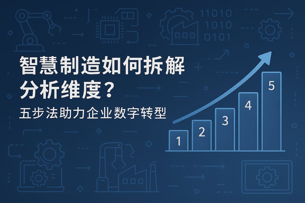 智慧制造如何拆解分析维度？五步法助力企业数字转型