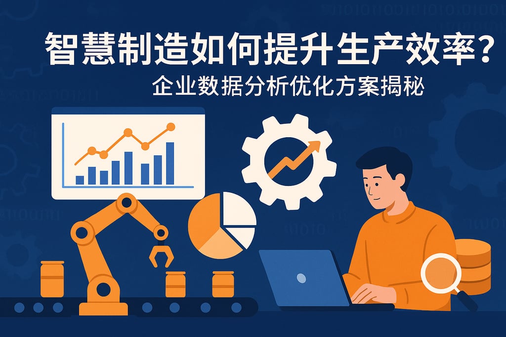 智慧制造如何提升生产效率？企业数据分析优化方案揭秘