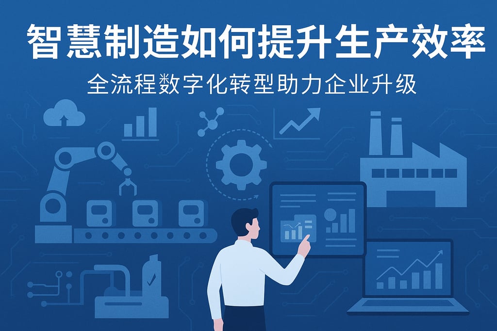 智慧制造如何提升生产效率？全流程数字化转型助力企业升级