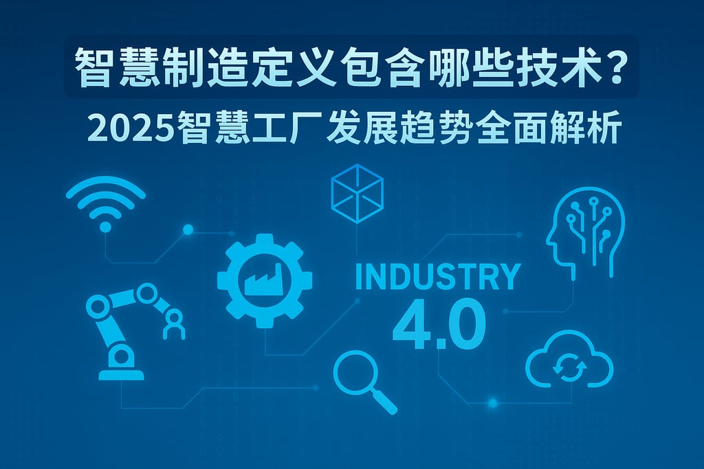 智慧制造定义包含哪些技术？2025智慧工厂发展趋势全面解析