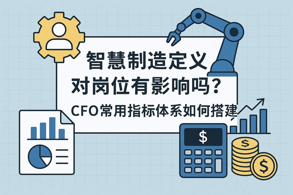 智慧制造定义对岗位有影响吗？CFO常用指标体系如何搭建