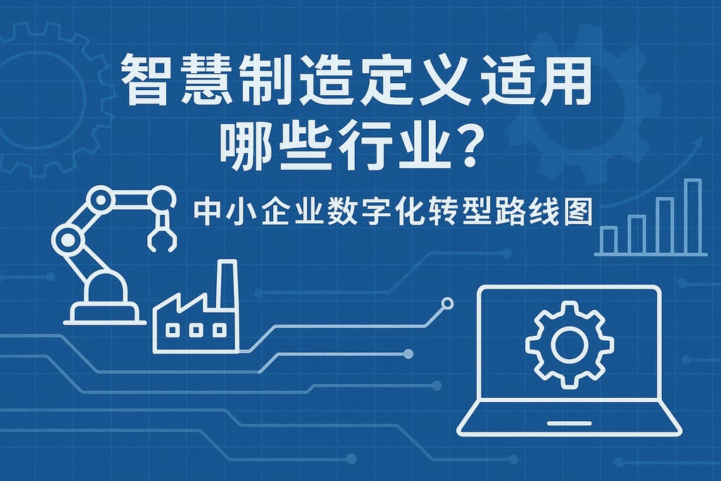 智慧制造定义适用于哪些行业？中小企业数字化转型路线图
