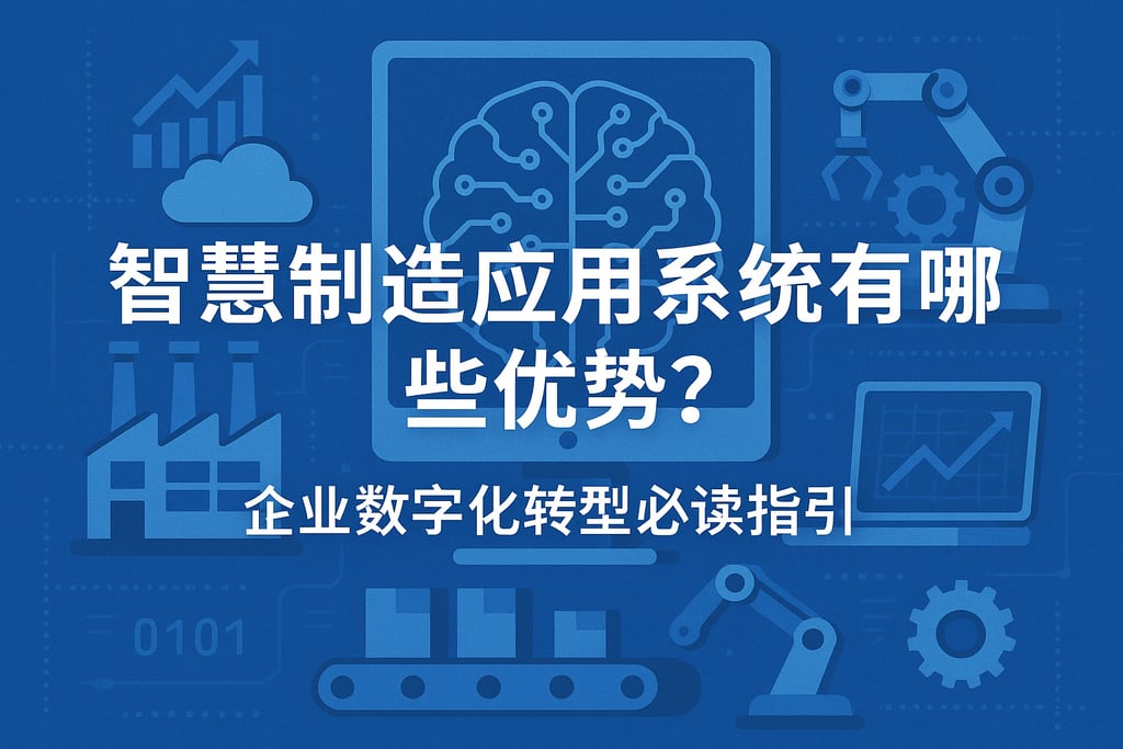 智慧制造应用系统有哪些优势？企业数字化转型必读指引