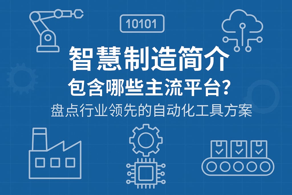 智慧制造简介包含哪些主流平台？盘点行业领先的自动化工具方案