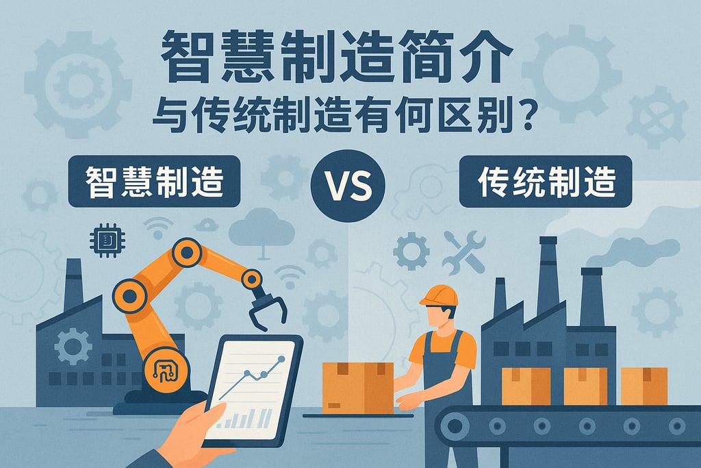 智慧制造简介和传统制造有何区别？对比智能制造的创新优势