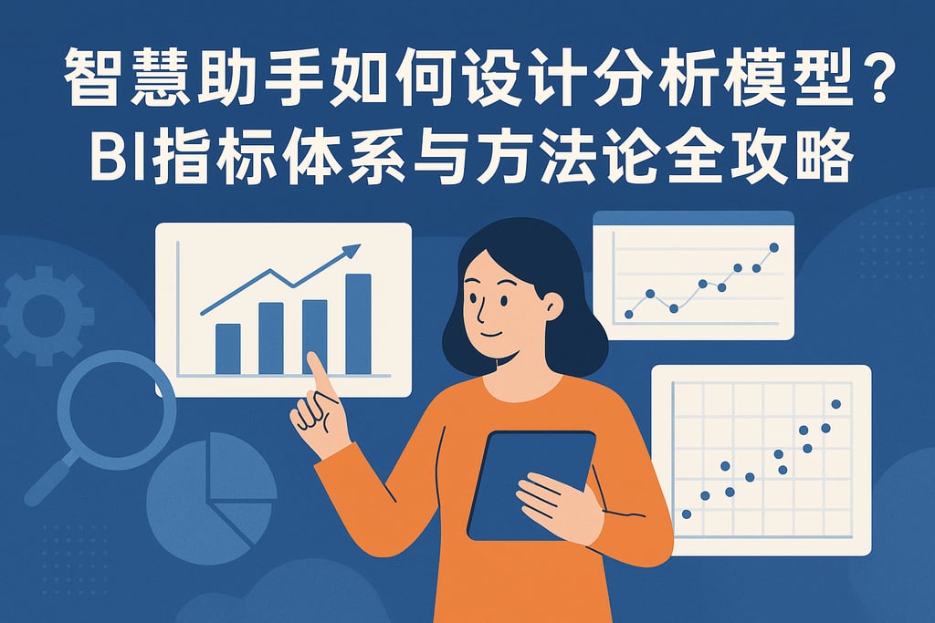 智慧助手如何设计分析模型？BI指标体系与方法论全攻略