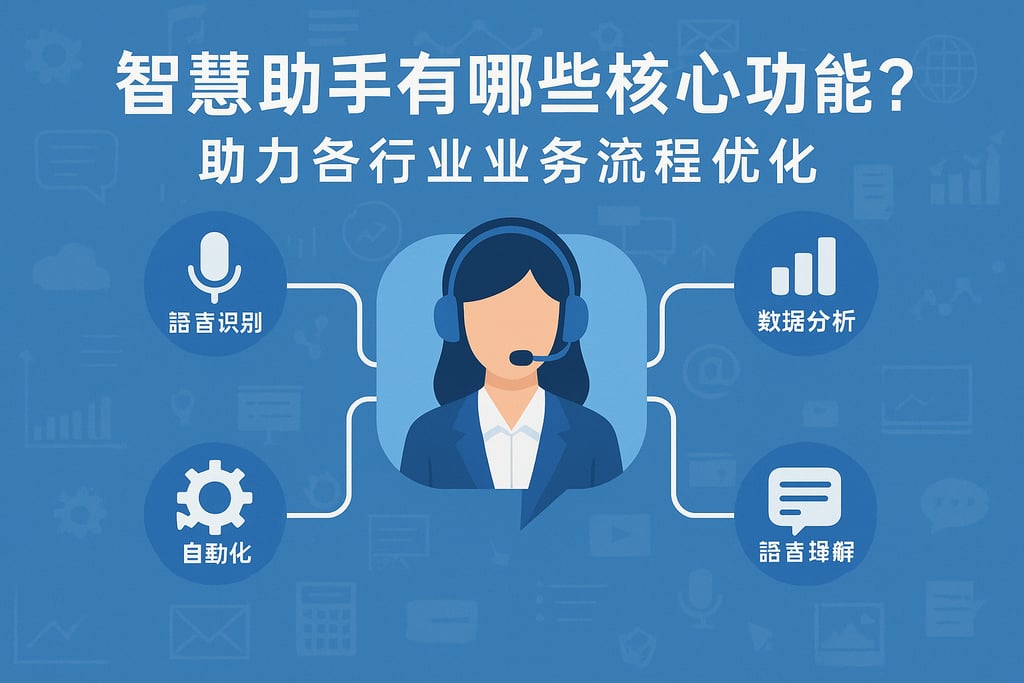 智慧助手有哪些核心功能？助力各行业业务流程优化
