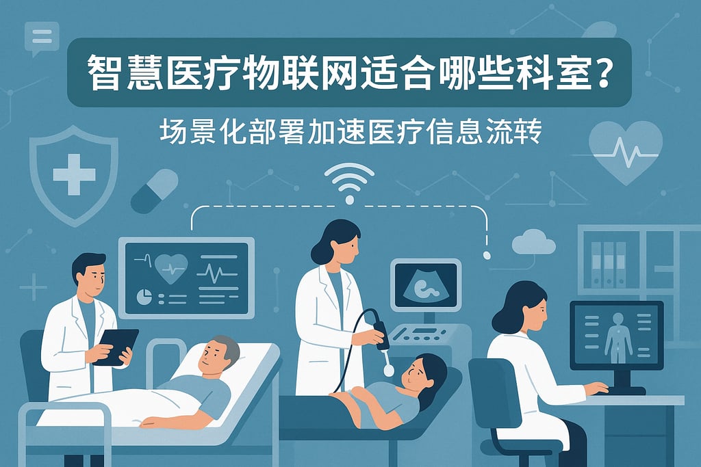 智慧医疗物联网适合哪些科室应用？场景化部署加速医疗信息流转