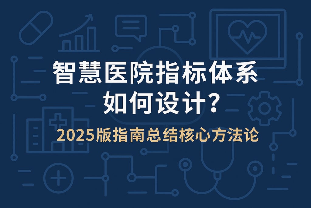 智慧医院指标体系如何设计？2025版指南总结核心方法论
