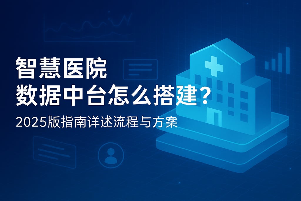 智慧医院数据中台怎么搭建？2025版指南详述流程与方案