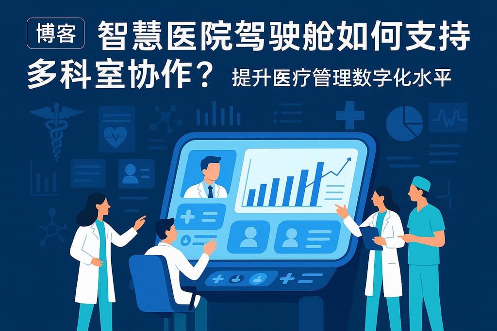 智慧医院驾驶舱如何支持多科室协作？提升医疗管理数字化水平