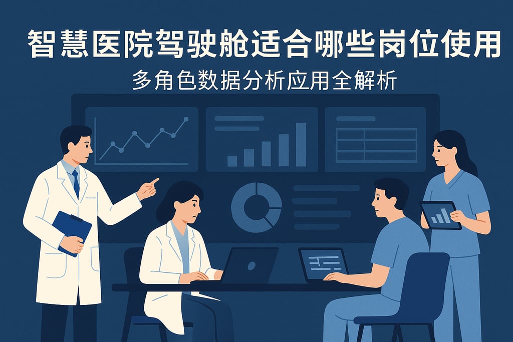 智慧医院驾驶舱适合哪些岗位使用？多角色数据分析应用全解析