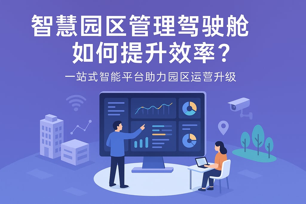 智慧园区管理驾驶舱如何提升效率？一站式智能平台助力园区运营升级