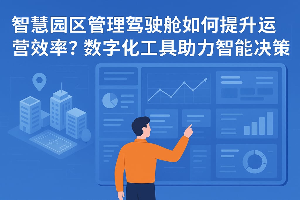 智慧园区管理驾驶舱如何提升运营效率？数字化工具助力智能决策