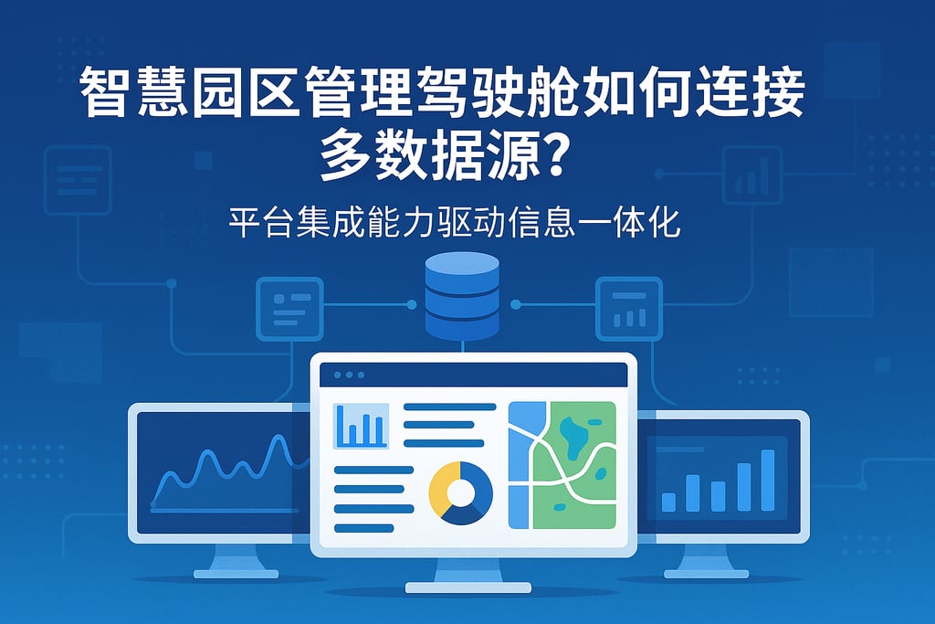 智慧园区管理驾驶舱如何连接多数据源？平台集成能力驱动信息一体化