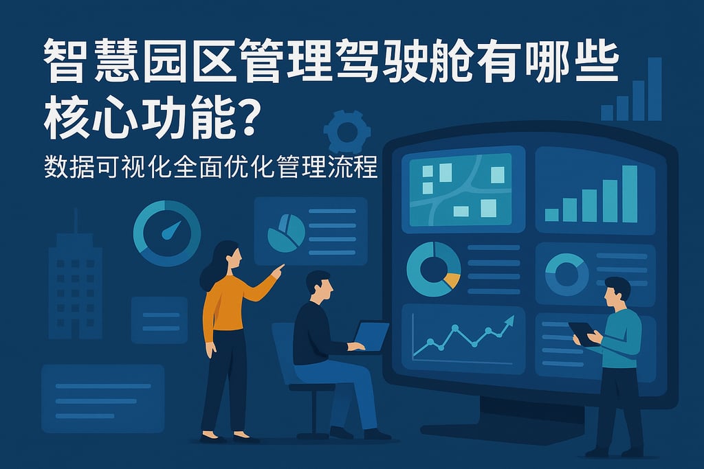 智慧园区管理驾驶舱有哪些核心功能？数据可视化全面优化管理流程