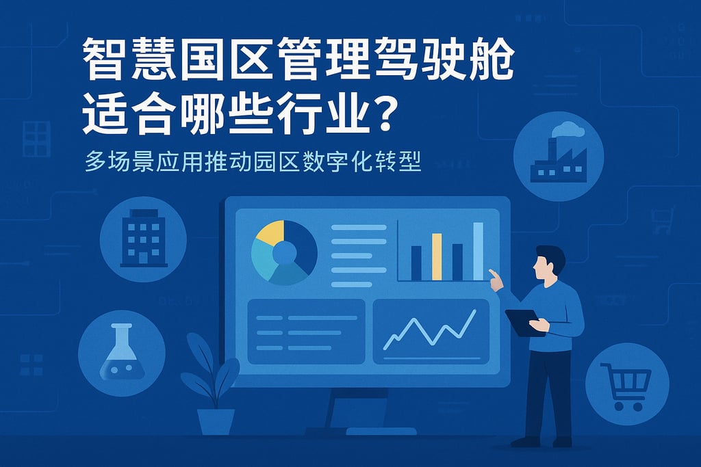 智慧园区管理驾驶舱适合哪些行业？多场景应用推动园区数字化转型