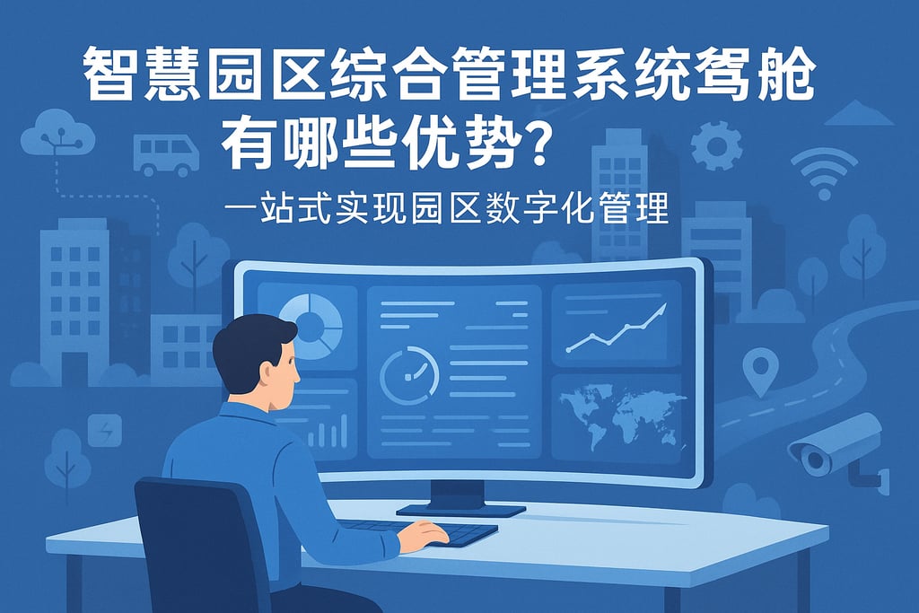 智慧园区综合管理系统驾驶舱有哪些优势？一站式实现园区数字化管理