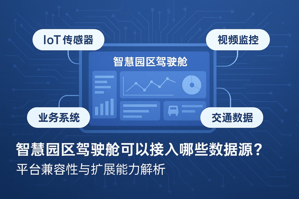 智慧园区驾驶舱可以接入哪些数据源？平台兼容性与扩展能力解析