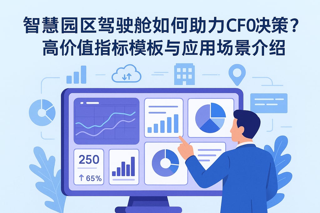 智慧园区驾驶舱如何助力CFO决策？高价值指标模板与应用场景介绍
