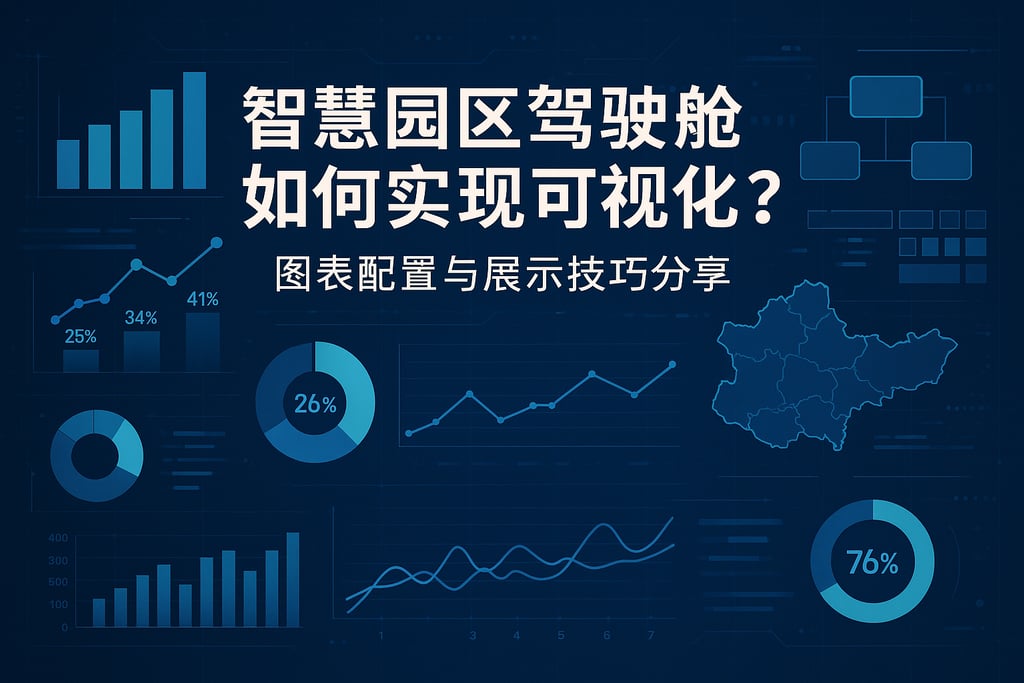 智慧园区驾驶舱如何实现可视化？图表配置与展示技巧分享
