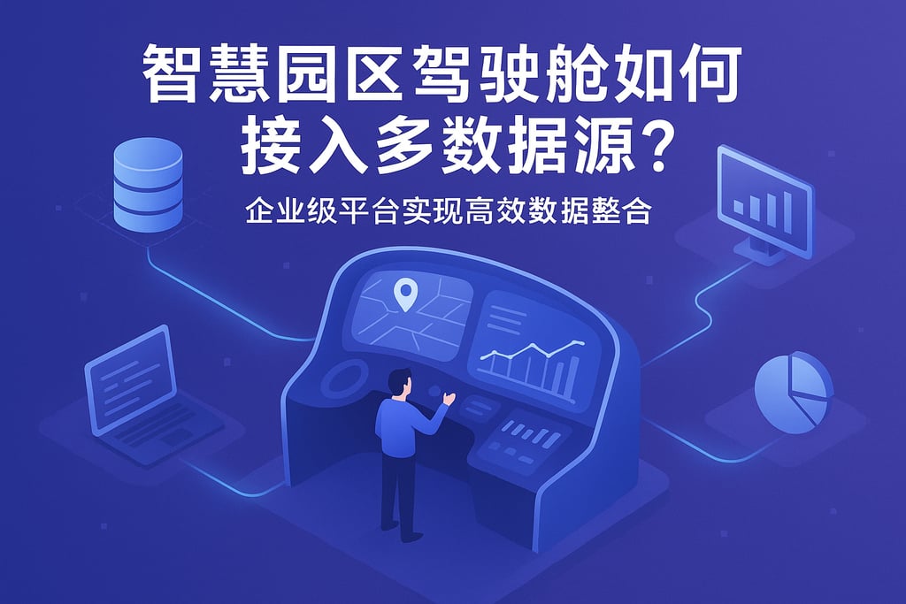 智慧园区驾驶舱如何接入多数据源？企业级平台实现高效数据整合